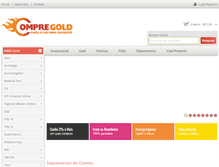 Tablet Screenshot of compregold.com.br